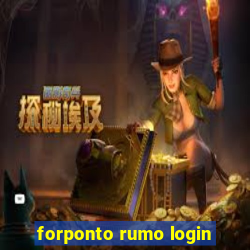 forponto rumo login